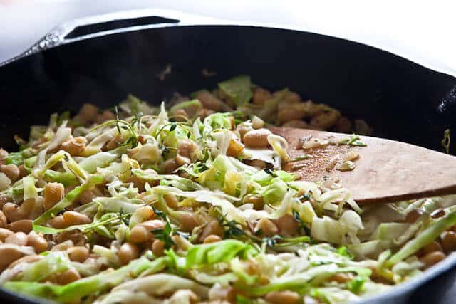 Minute White Beans & Cabbage Skillet for Quick Dinners
